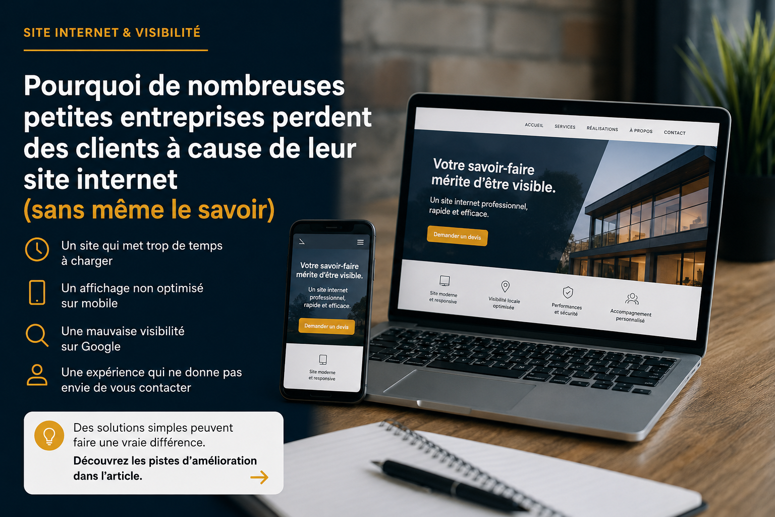 Pourquoi de nombreuses petites entreprises perdent des clients à cause de leur site internet (sans même le savoir)